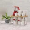Mareka Foldable Wooden Kitchen Divider Shelf 31x18.4x15.5cm Cost