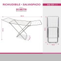 Foldable Iron Drying Rack for Two Loads Silvermoon Sale