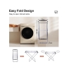 Foldable Space-Saving Clothes Dryer in Iron and Aluminum Garnik On Sale