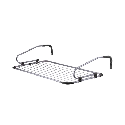 Felora Balcony and Indoor Clothes Drying Rack, 2 Hooks, 8 Lines, 106x55 cm Promotion