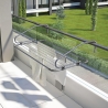 Felora Balcony and Indoor Clothes Drying Rack, 2 Hooks, 8 Lines, 106x55 cm On Sale