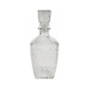 Glass Decanter Set for Liquor + 6 Diamante Glasses Sale
