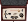 Wooden Box with 4-Piece Wine Accessory Set Vynota Offers