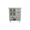Shabby Chic Wood Cabinet with 5 Drawers and 3 Doors - Decapé Style Catalog