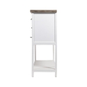 Shabby Chic Wooden Console with 9 Drawers 80x32.5x82cm Sardinia Offers