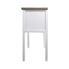 Shabby Chic Wooden Entry Console with 6 Drawers - Sardinia Offers