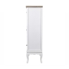 Shabby Chic Tall Wooden Dresser with 8 Drawers, 58x35x123cm, Model Sardinia Offers