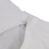 Fronda Removable Diamond Pattern White Sofa Cushion 45x45cm Offers
