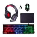5-in-1 Gamer Combo: Keyboard, Headset, Mouse, Mouse Pad, and Adapter Milao Promotion
