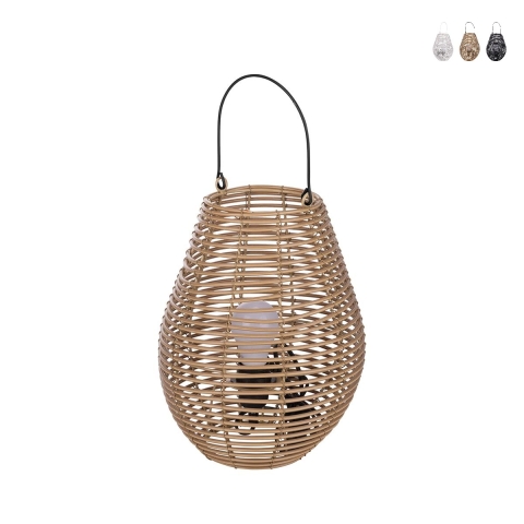 Rattan-Effect Pendant Lamp Anfora H34cm Lumezi Promotion