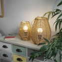 Birkut Hanging Lantern Lamp with Rattan Effect On Sale