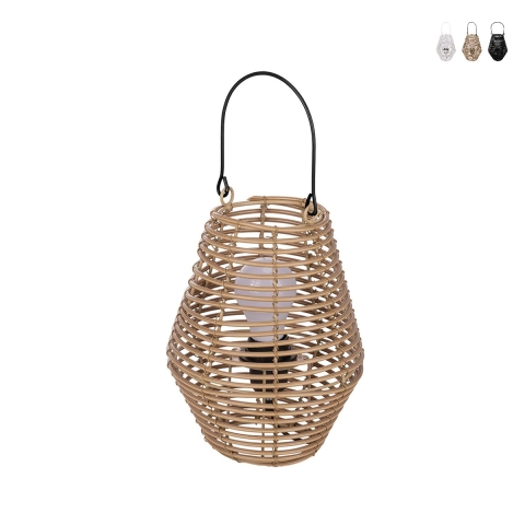 Birkut Hanging Lantern Lamp with Rattan Effect Promotion