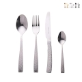 24-Piece Stainless Steel Cutlery Set, Hammered Handle Effect, Bali Promotion