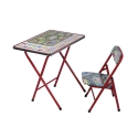 Foldable & Space-Saving Children's Table and Chair Set Baska 