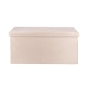 Makino Velvet Effect Multi-Purpose Storage Bench 76x37.5x38cm Cost