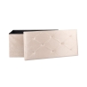 Makino Velvet Effect Multi-Purpose Storage Bench 76x37.5x38cm On Sale