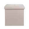Zilkov Multi-Purpose Square Storage Pouf 38x38xH38cm Model