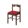 Set of 5 Lomake Kitchen Chair Cushions 40x40cm with Ties 