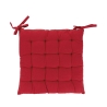 Set of 5 Lomake Kitchen Chair Cushions 40x40cm with Ties 