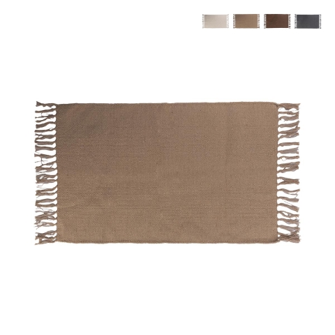 Tavik Multipurpose Rug for Living Room, Kitchen, Bathroom, 50x80cm with Fringe Promotion