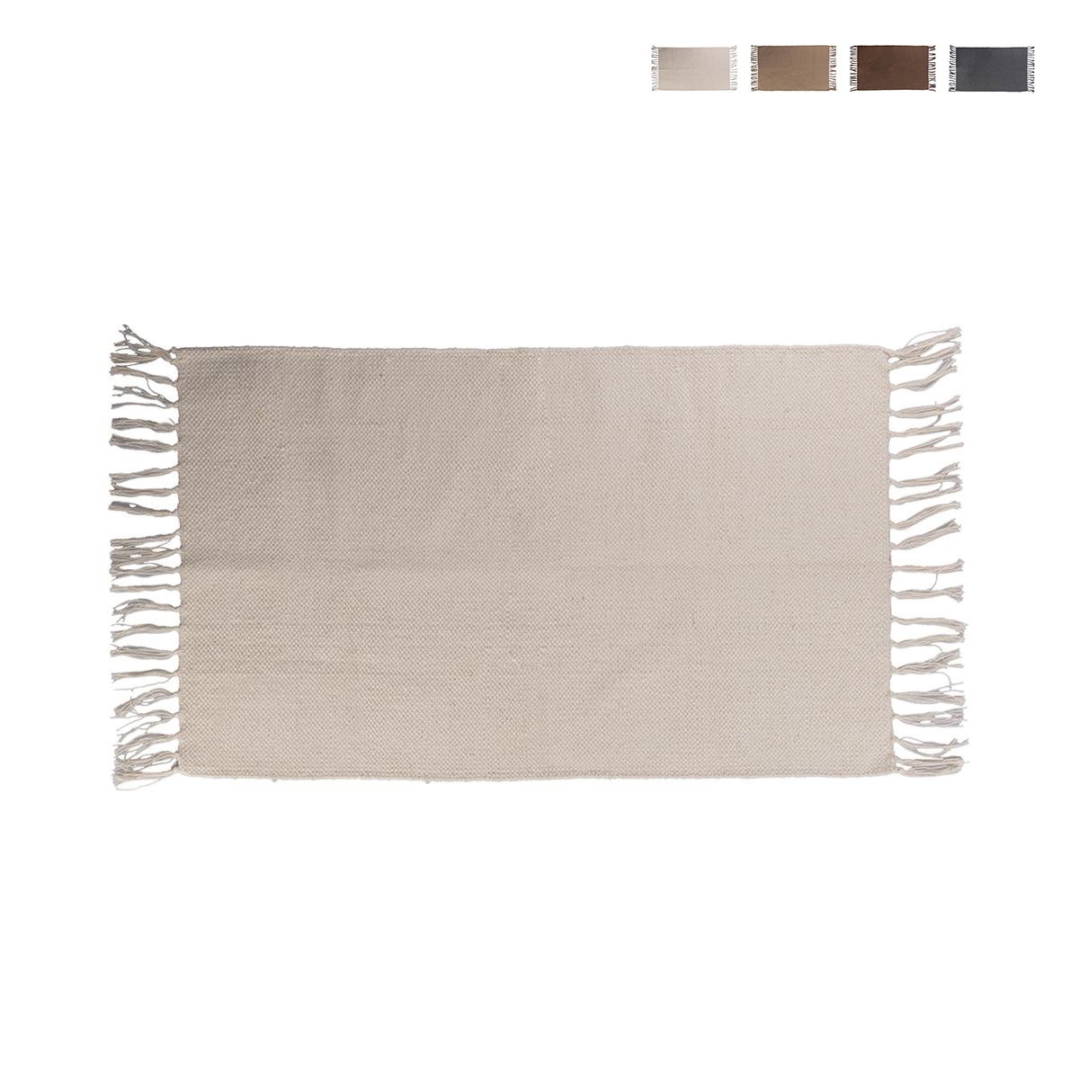 Tavik Multipurpose Rug for Living Room, Kitchen, Bathroom, 50x80cm with Fringe Discounts