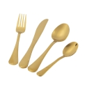 24-Piece Stainless Steel Cutlery Set 18/0 Polished Finish 5th Avenue Bulk Discounts