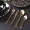 24-Piece Stainless Steel Flatware Set 18/0 with Satin Finish, Manhattan On Sale