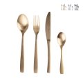 24-Piece Stainless Steel Flatware Set 18/0 with Satin Finish, Manhattan Promotion