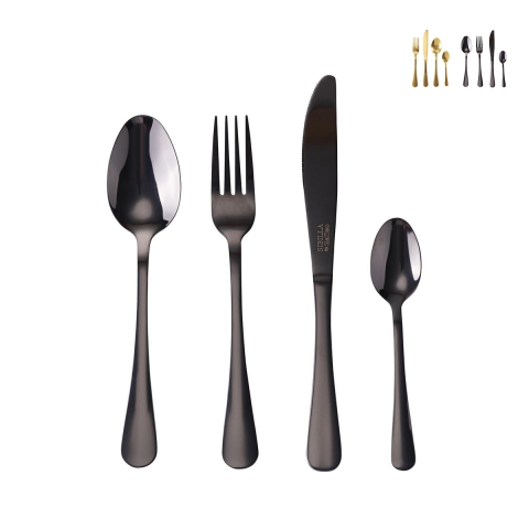 16-Piece Stainless Steel Flatware Set, Polished Finish, 5th Avenue Promotion