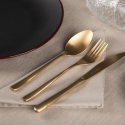Set of 24 Satin Finish Stainless Steel 18/0 Cutlery Milano On Sale