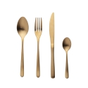 Set of 24 Satin Finish Stainless Steel 18/0 Cutlery Milano Promotion