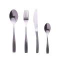 Alyson 24-Piece Stainless Steel Flatware Set, 18/0 Silver Satin Finish Promotion
