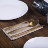 16-Piece Satin Finish Stainless Steel Cutlery Set with Hammered Handle Harlem On Sale