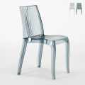 Transparent Polycarbonate Stackable Bar & Kitchen Chairs Dune Grand Soleil Promotion