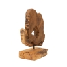 Handcrafted Teak Wood Sculpture in Ethnic Style Bintang Offers