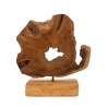 Handcrafted Teak Wood Sculpture in Ethnic Style Bintang Catalog