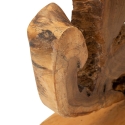 Handcrafted Teak Wood Sculpture in Ethnic Style Bintang Bulk Discounts