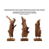 Handcrafted Ethnic Teak Wood Decorative Sculpture Akar Bulk Discounts
