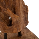 Hand-Carved Taka Ethnic Style Teak Wood Sculpture Discounts