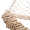 Wooden Sailboat Sculpture with Fabric Net 45x45x7cm Enok Bulk Discounts