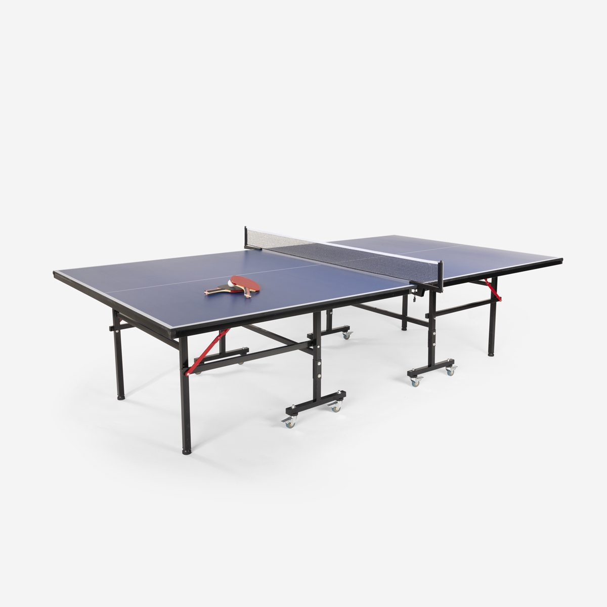 Professional folding table tennis table 274x152,5cm with balls paddles net tensioner Booster