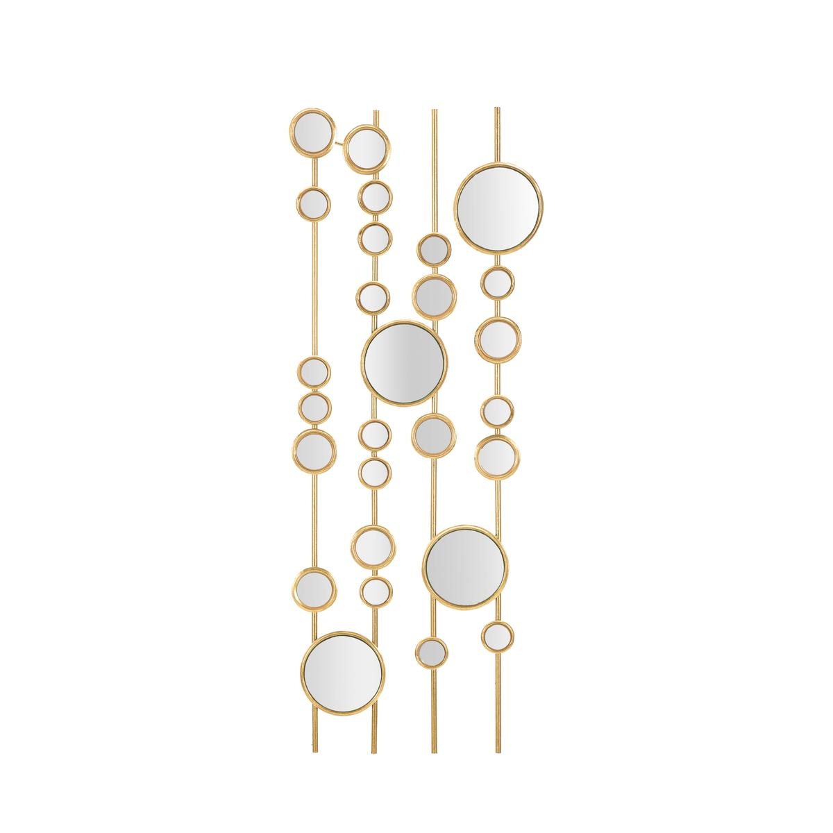 Geometric Design Decorative Panel with Gold Mirrors Gloss Promotion