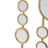 Geometric Design Decorative Panel with Gold Mirrors Gloss Sale