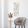 Geometric Design Decorative Panel with Gold Mirrors Gloss On Sale