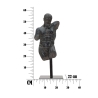 Black Resin Male Bust Sculpture Figurine Ercole Bulk Discounts