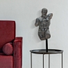 Black Resin Male Bust Sculpture Figurine Ercole On Sale