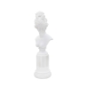 Classic White Resin Bust Statue of Woman - Era Offers