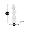 Classic White Resin Bust Statue of Woman - Era Bulk Discounts