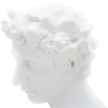 White Resin Decorative Sculpture Figurine, Male Face Enea Sale