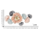 Softy 3D Wall Panel with Flowers and Leaves 93x7.5x53cm Catalog